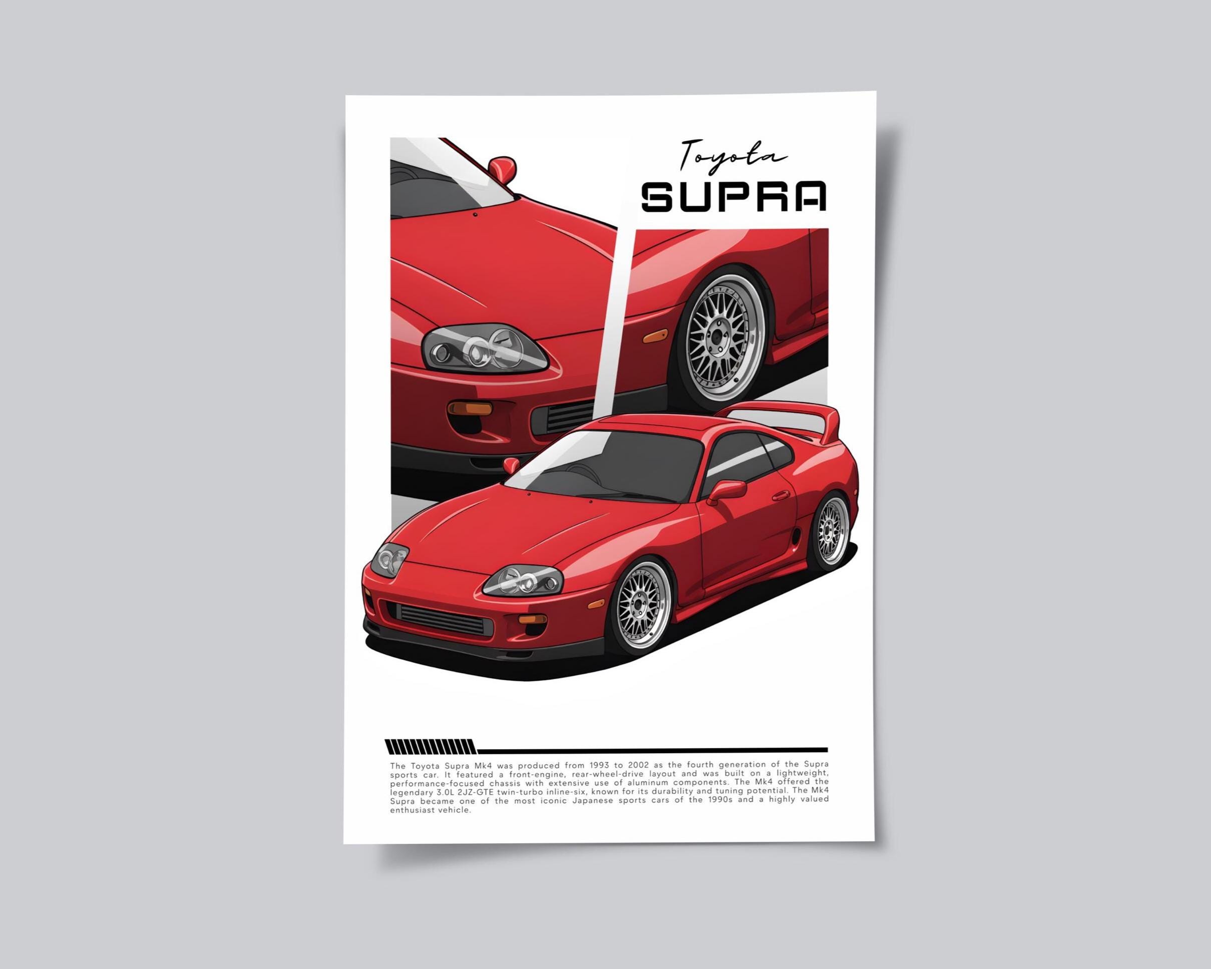 Toyota supra sticker japan - Etsy 日本