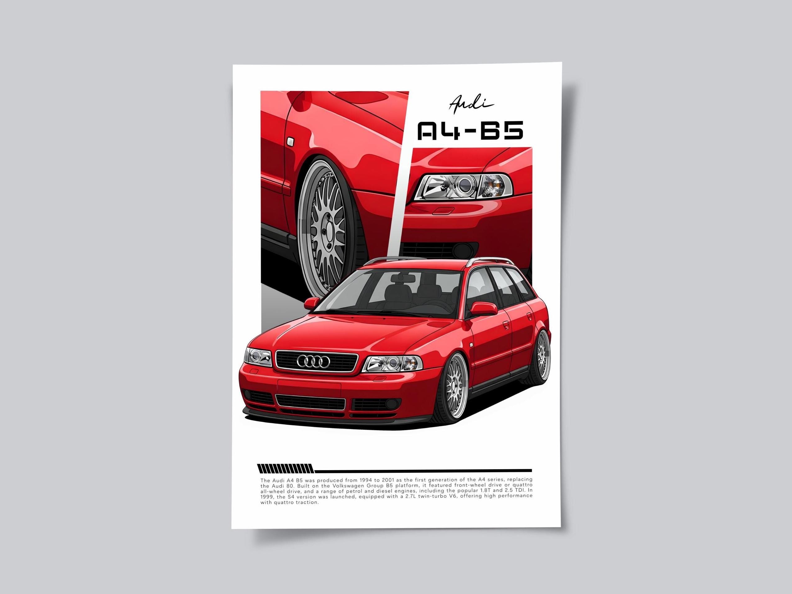 Audi A4 Toys - Etsy