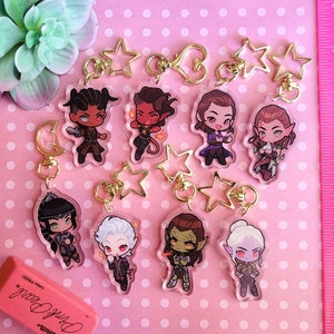 Baldurs Gate 3 Acrylic Keychains