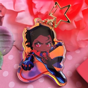 Spiderverse Double-Sided Acrylic Charms