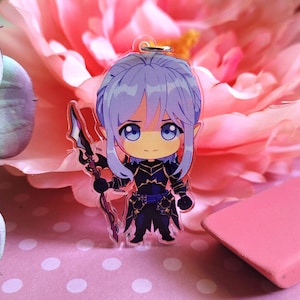 FFXIV Estinien Double-Sided Acrylic Charm
