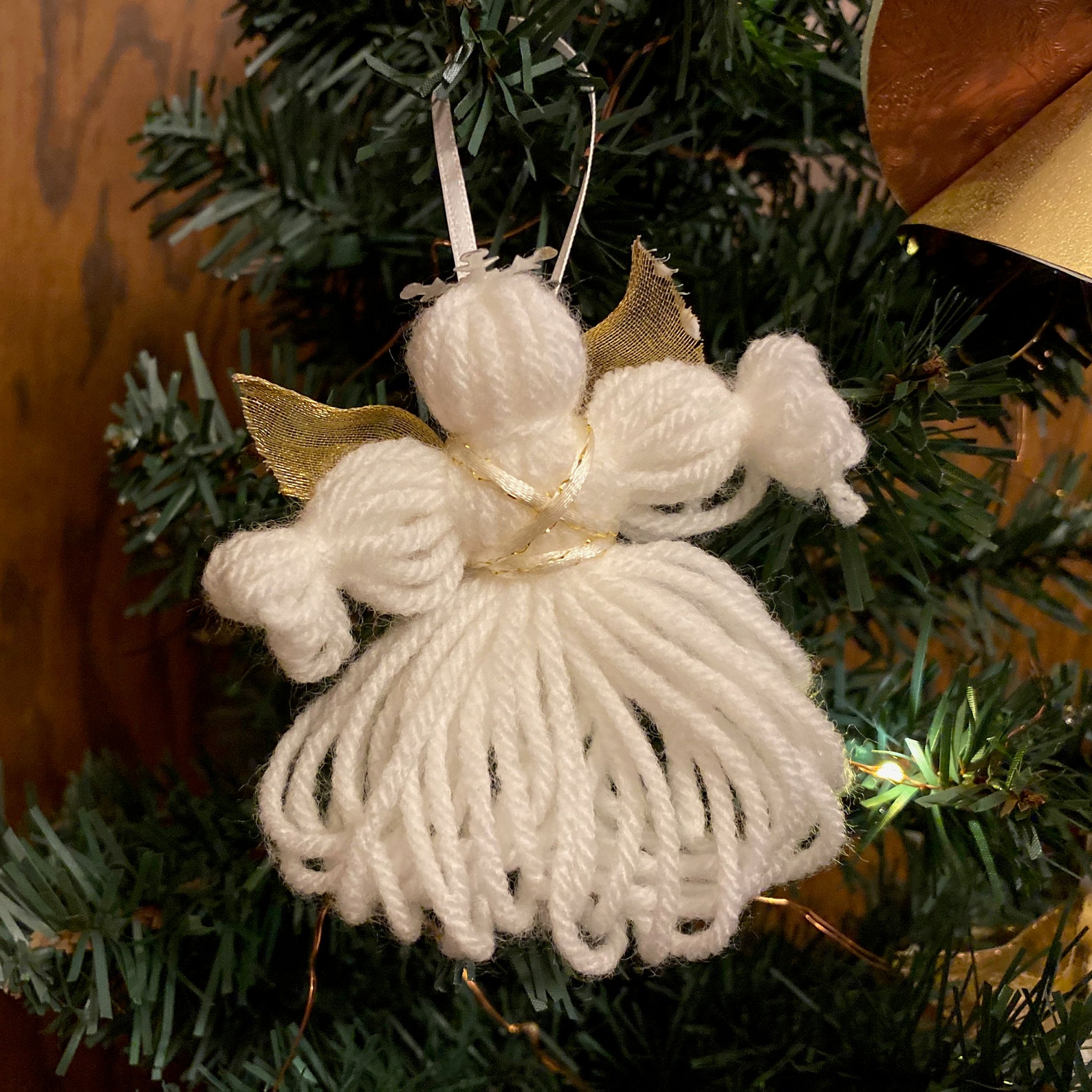 Angel Yarn Doll Ornaments Etsy