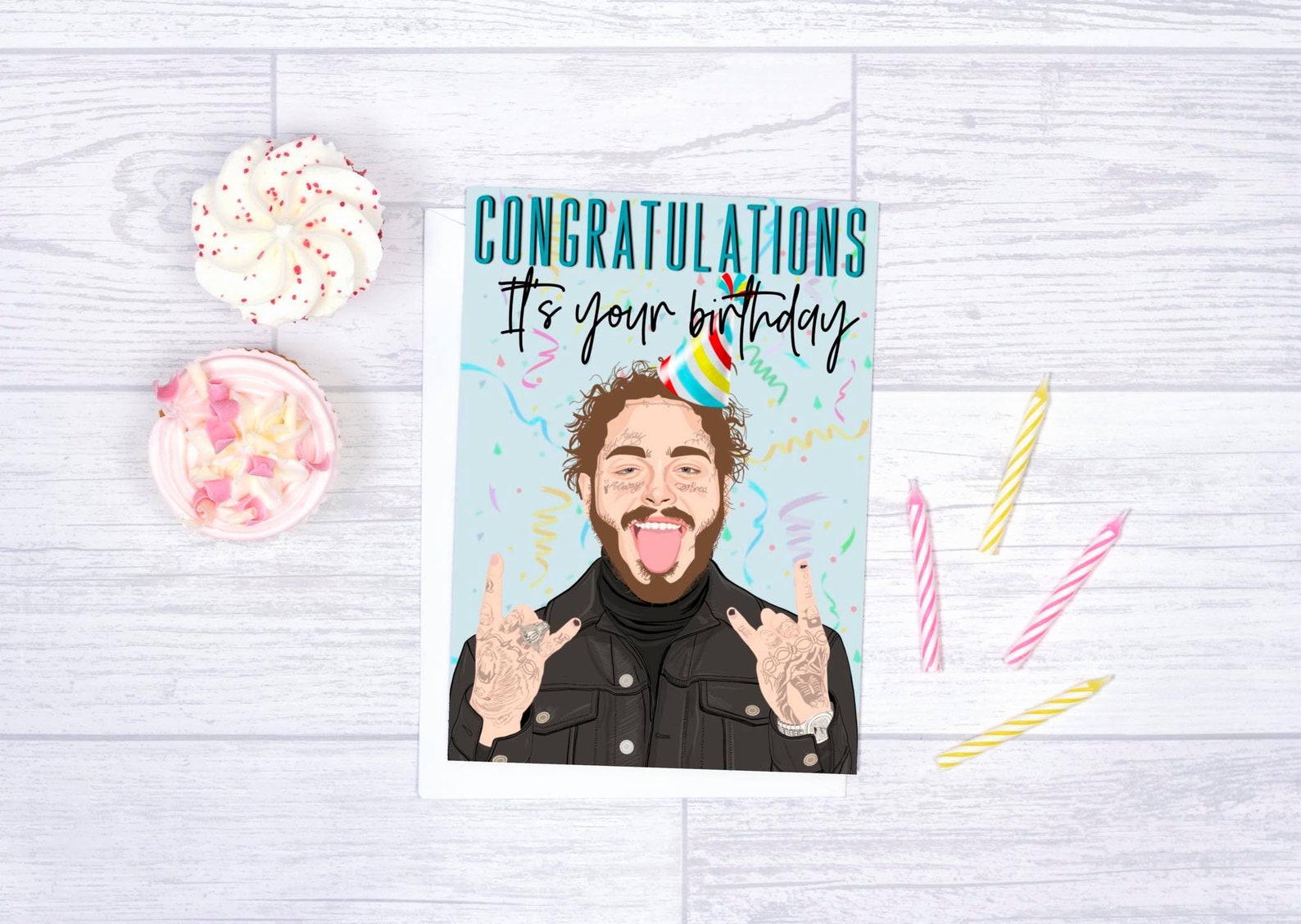 Post Malone Happy Birthday Card | CONGRATULATIONS, It’s Your Birthday