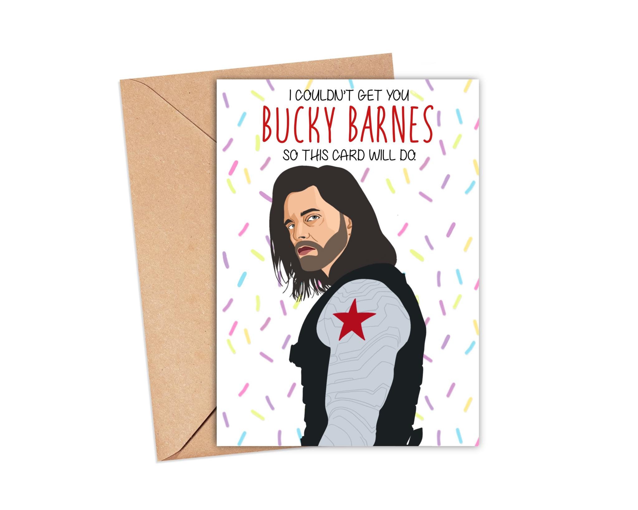 BUCKY BARNES Card | Bucky Barnes | Winter Soldier | Sebastian Stan 