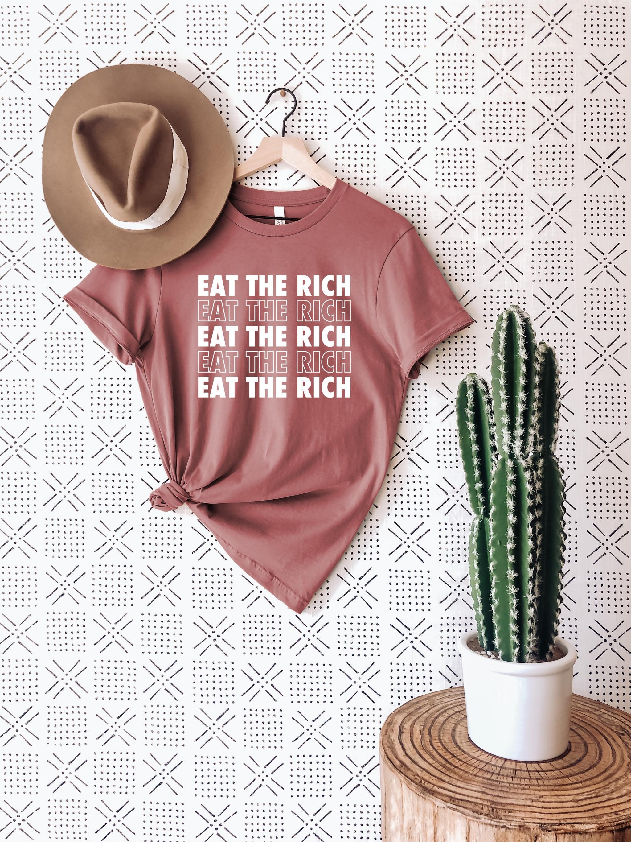 Eat the Rich Shirt AOC Shirt Political Shirt Anti Etsy