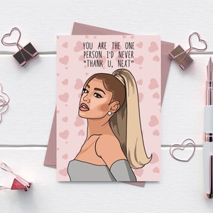 Ariana Grande Card |  Valentine Card