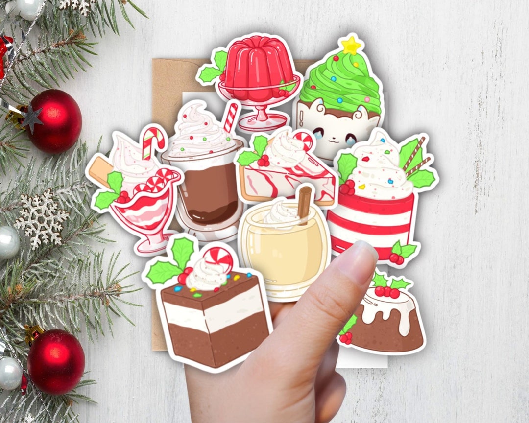 Christmas Menu Sticker Set | Christmas Food & Drink | Christmas Treat ...