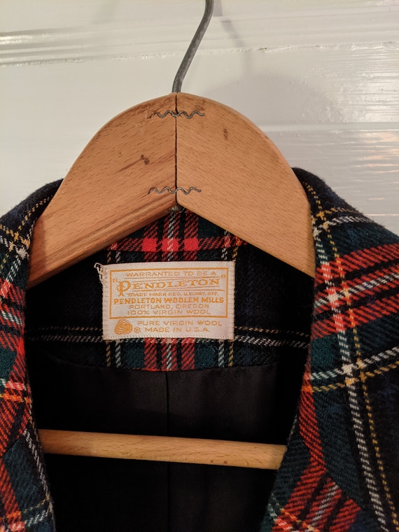 Vintage Pendleton Plaid Blazer - image 3