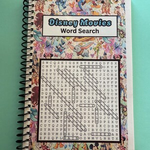 Disney Movie Word Searck