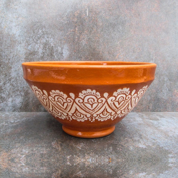 Handmade Ceramic bowl,cozy bowl,Ceramic deep bowl,Handmade clay porringer,hand painted soup bowl,ukrainian ceramics,ukrainian gift online