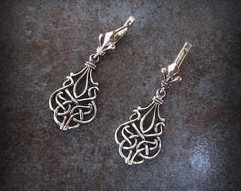 Handmade silver earrings for women,cute silver earrings,handmade ukrainian silver jewelry,dangling silver earrings,silver women's jewelry