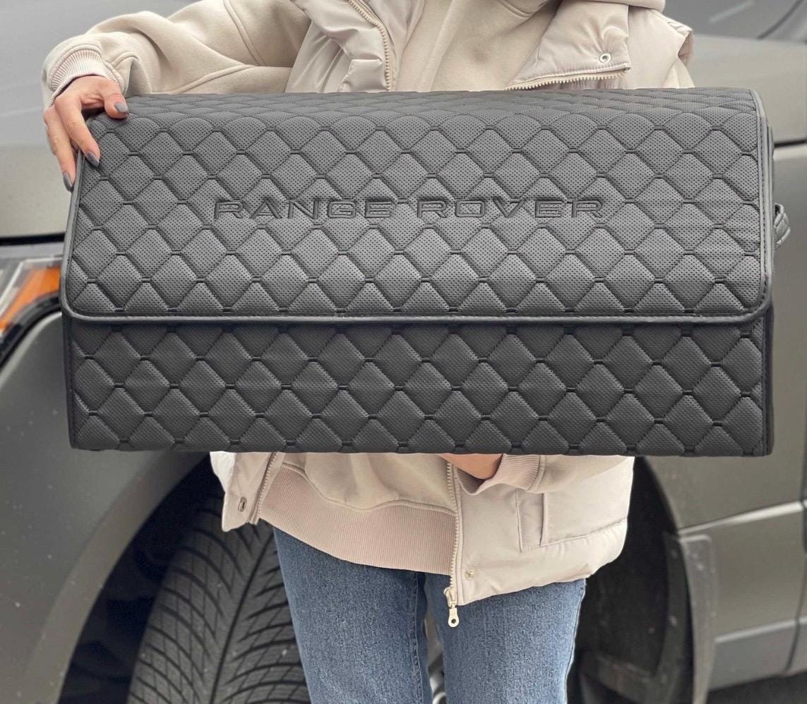 Premium eco leather car trunk organizer /trunk organizer/car storage organizer/car organizer/car storage/car decor