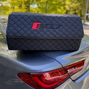 Custom car organizer, storage organizer, trunk organizer, leather car caddy, travel essential, auto accessories, road trip gear