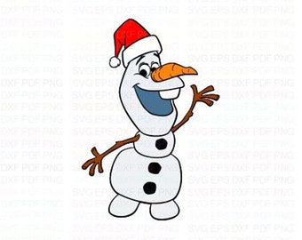 Santa Olaf Frozen Svg Dxf Eps Pdf Png Cricut Archivo de - Etsy España Santa Olaf Frozen Svg Dxf Eps Pdf Png Cricut Archivo de - Etsy España