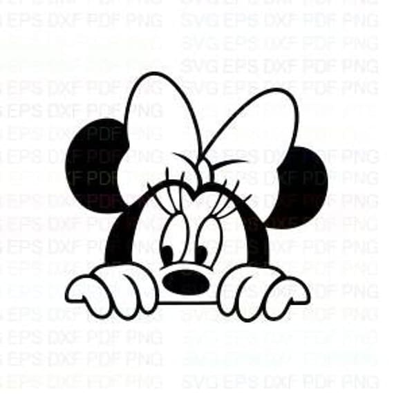 Mickey And Minnie Mouse Peeking Svg Minnie Mouse Svg Disney Etsy Porn Sex Picture