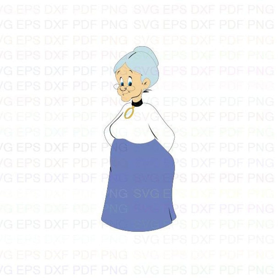 Nonna titti e silvestro Svg Dxf Eps Pdf Png Cricut File di Etsy Italia