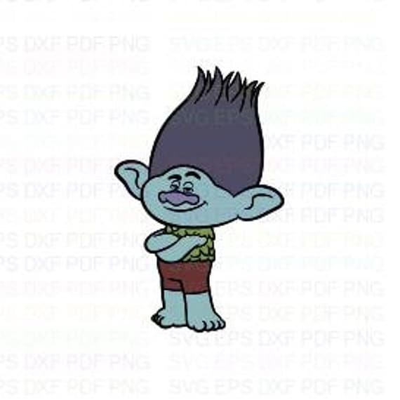 Branch Trolls Svg Dxf Eps Pdf Png Cricut Cutting File - Etsy