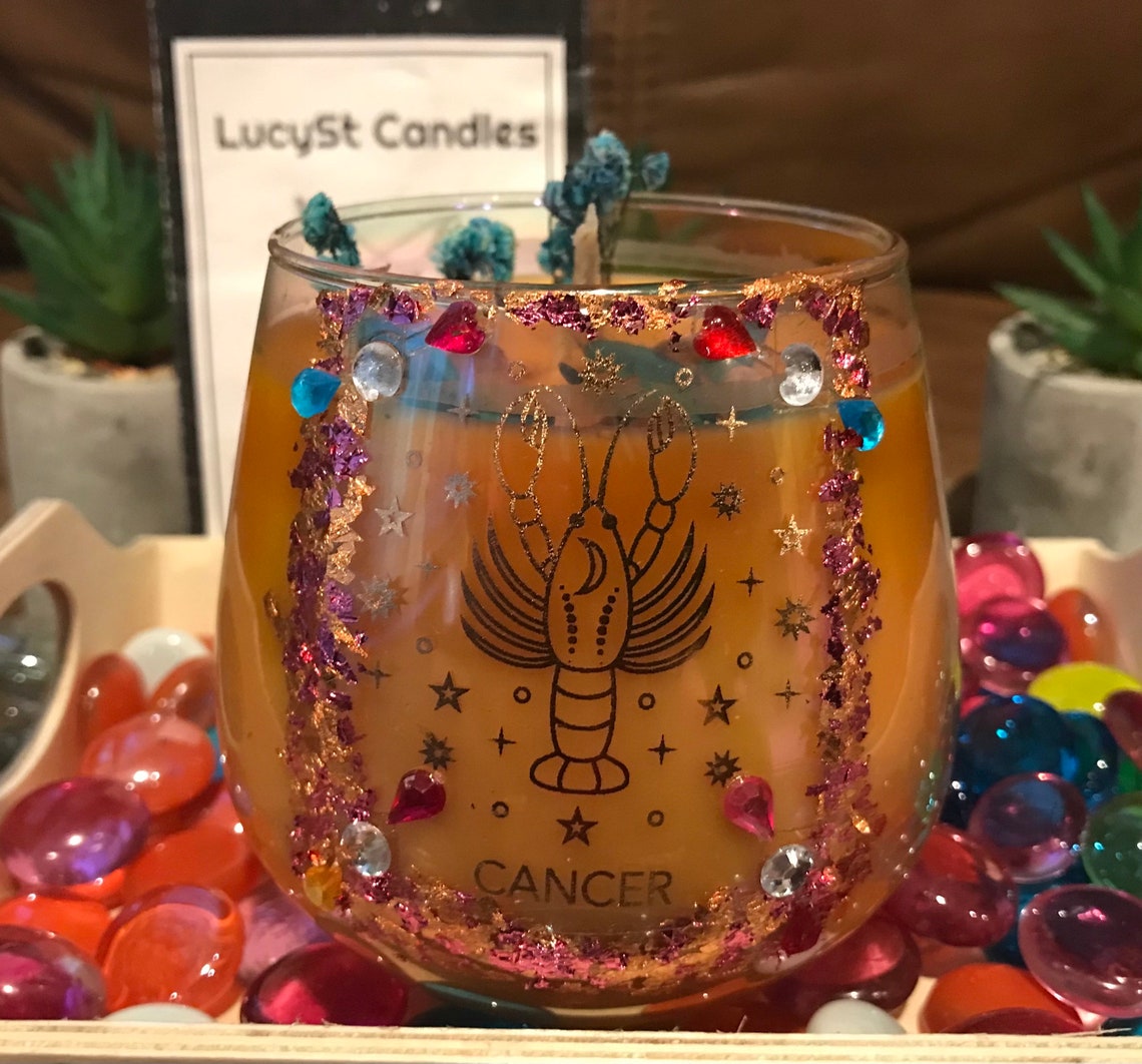 Cancer Candle Etsy