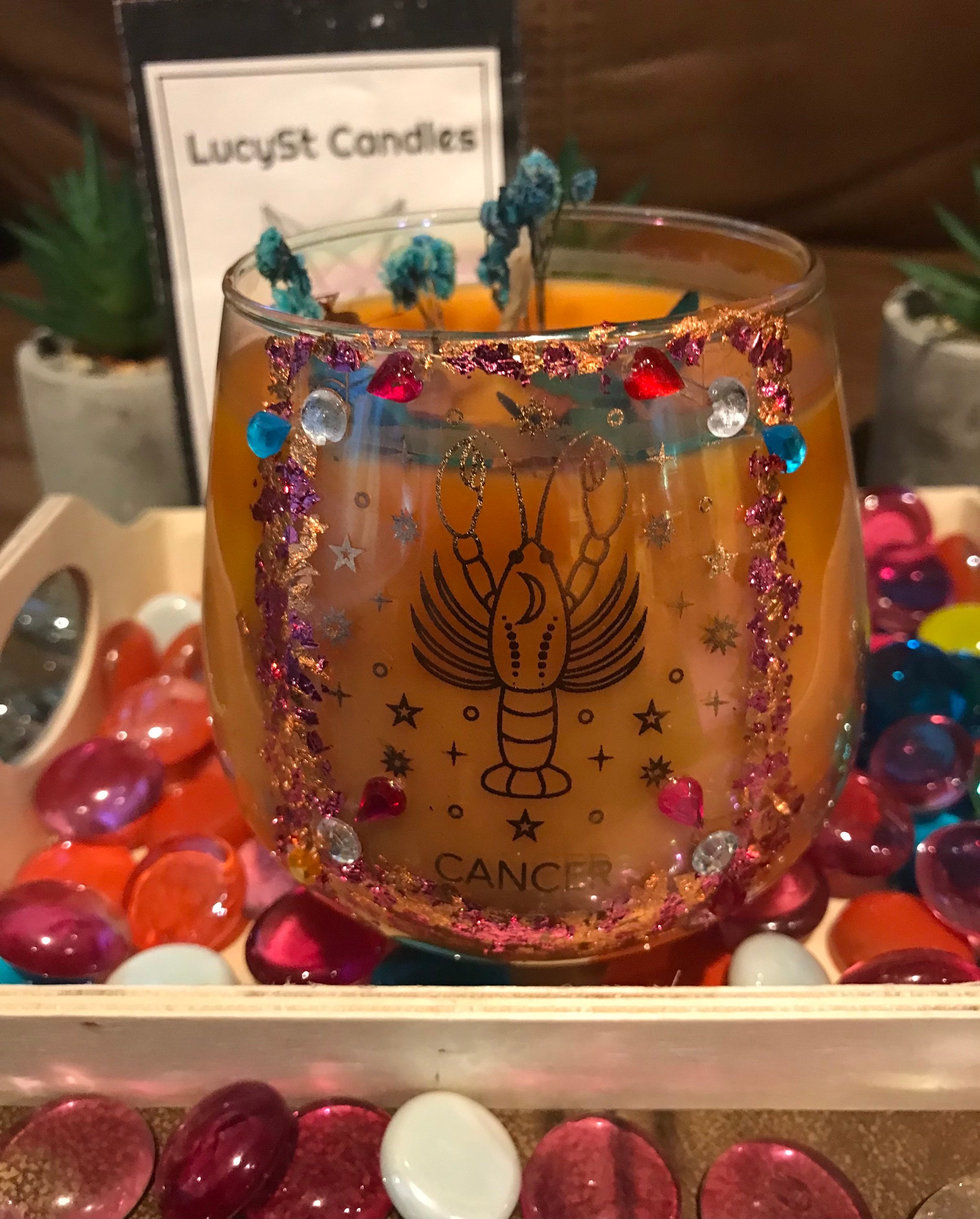 Cancer Candle Etsy