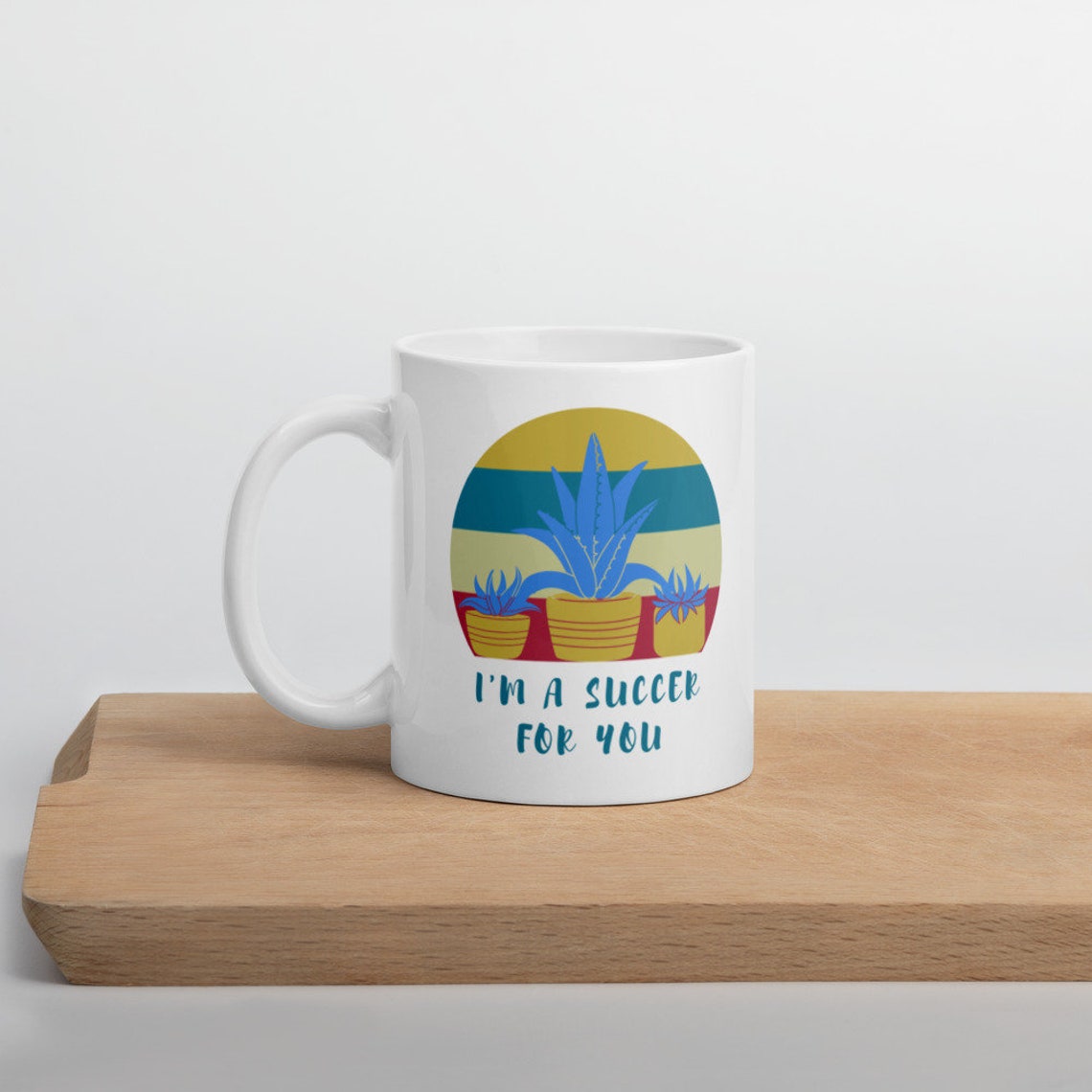 I'm a Succer Sucker for you sunset Mug | Etsy