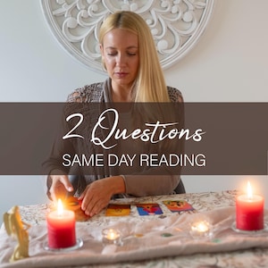Same Day 2 Questions Tarot Reading, Spiritual Guidance