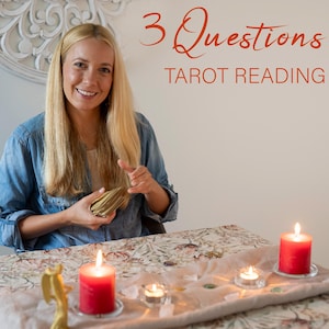 3 Fragen Tarot Legung | SELBEN TAG | Genaue psychische Lesung | Spirituelle Führung