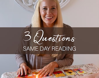 Same Day 3 Questions Tarot Reading