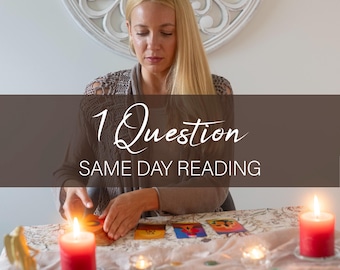 Le même jour, 1 question, lecture de tarot, guidance spirituelle