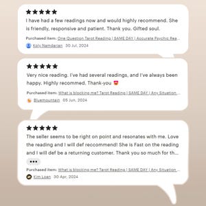 Tarot reading reviews