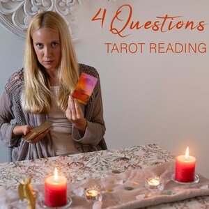 Lecture de tarot en 4 questions | MÊME JOUR | Lecture psychique précise | Orientation spirituelle