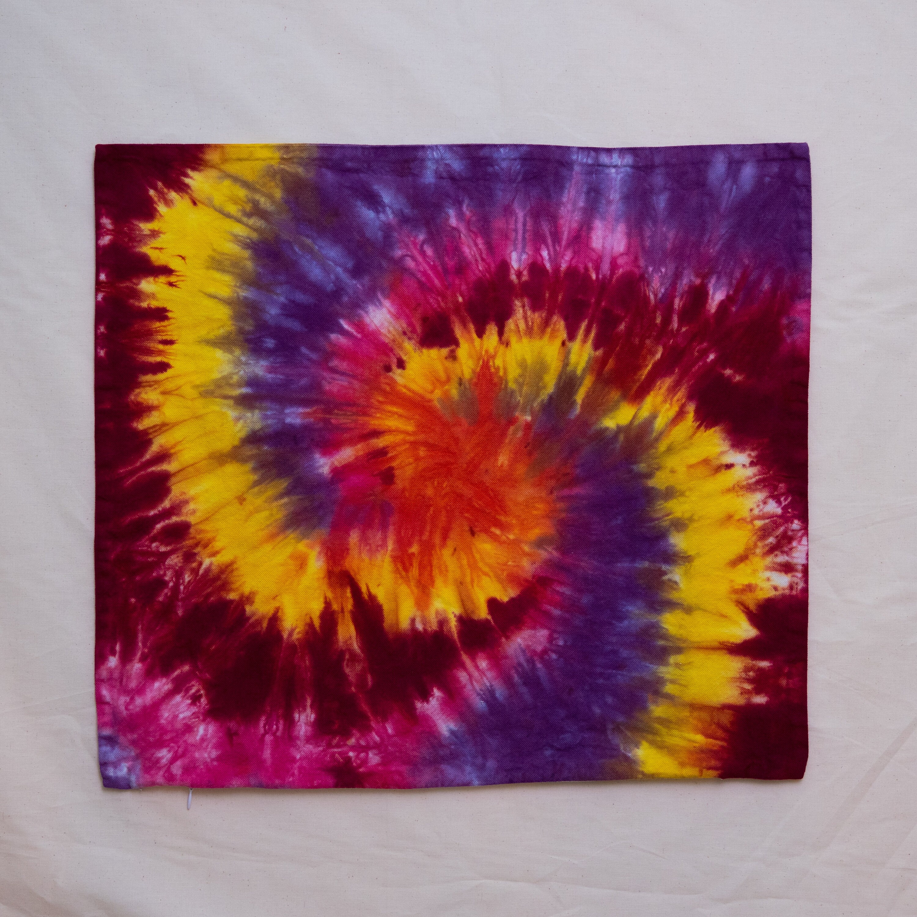 Tie Dye Pillow Cover Spiral Colors for 20x20 Insert Etsy Norway