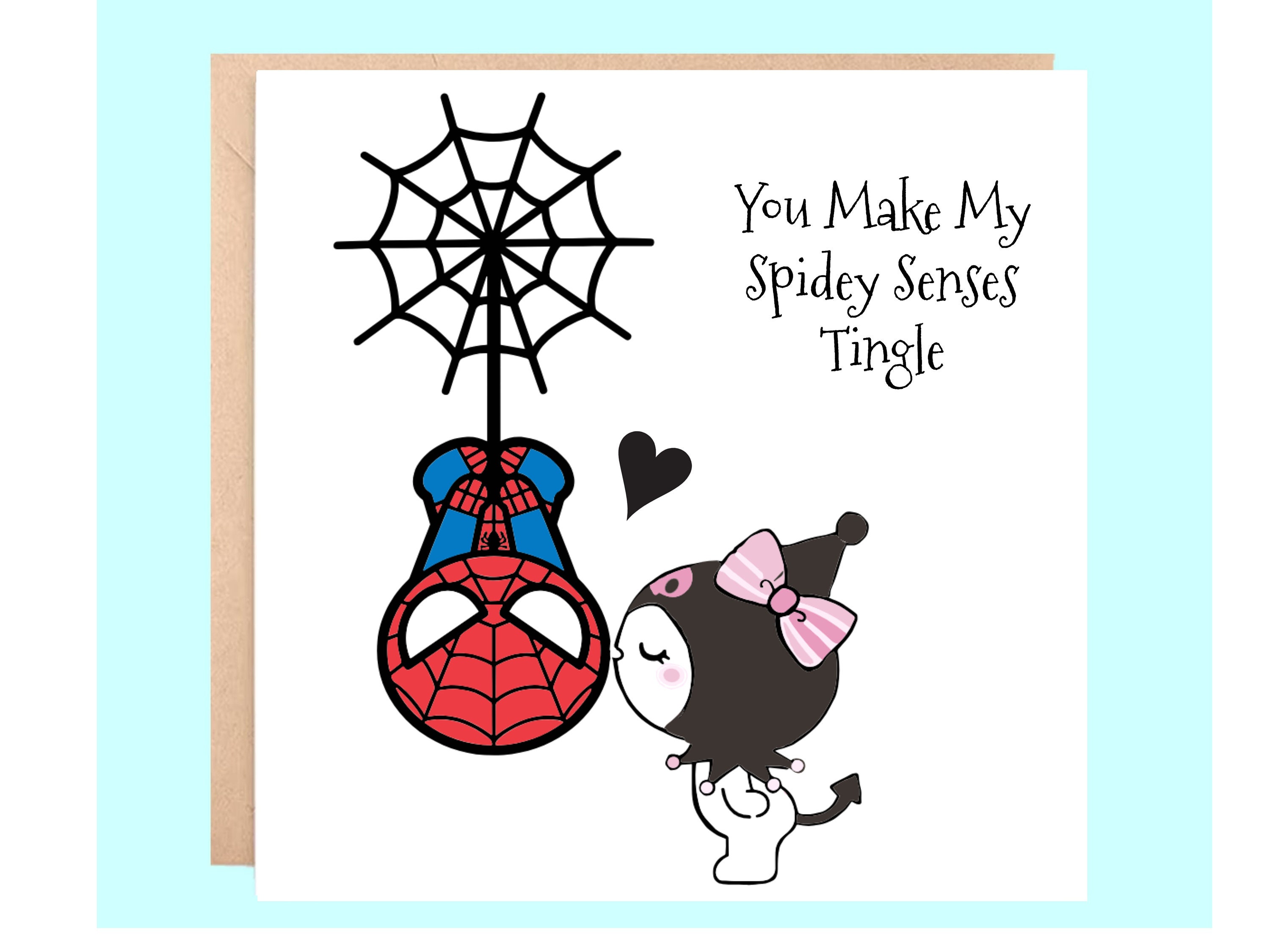 Valentines Day Card Hello Kitty Spiderman Valentines Day Card Pink ...