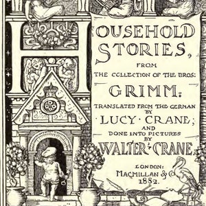 GRIMM FAIRY TALES - Illustrated Vintage Grimm Brothers, Sleeping Beauty, Rapunzel, Hansel Gretel, Snow White, Pdf download, Children&#39;s Book