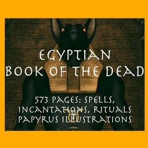 BOOK of the DEAD: Ancient Egyptian spells & instructions for the afterlife - Spells, incantations, rituals, hieroglyphs, 573 page eBook