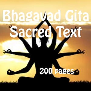 Bhagavad Gita - English Translation - world&#39;s most famous Hindu text - soul, yoga, self, God, PDF download eBook, vintage 1907, 200 pages