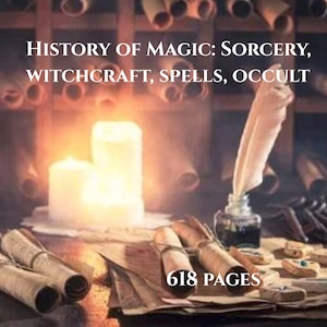 HISTORY OF MAGIC- spells, ritual, symbols, occult, Kabbalah, sorcerer, witchcraft - Eliphas Levi (1931) 618 page vintage eBook download
