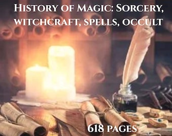 HISTORY OF MAGIC- spells, ritual, symbols, occult, Kabbalah, sorcerer, witchcraft - Eliphas Levi (1931) 618 page vintage eBook download