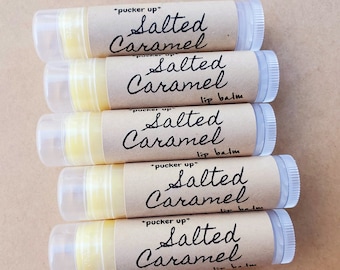 Salted Caramel Lip Balm, Just Because Gift, Basket Suffer