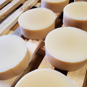 Cadeau de savon, savon au lait de chèvre, savon naturel, pain de savon fait main, pain de savon pur, emballage de soins, cadeaux d'amitié image 3