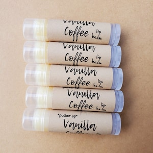 Vanilla Coffee Lip Balm, Coffee Lover Gift for Women, Coffee Gifts, Ready to Ship Gifts