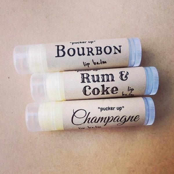 Bourbon Lip Balm Etsy
