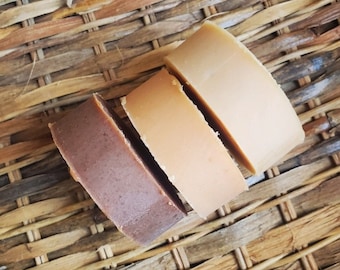 Men's Soap Gift Set: Woodland, Hickory, Tobacco - Natural Goat Milk Soap