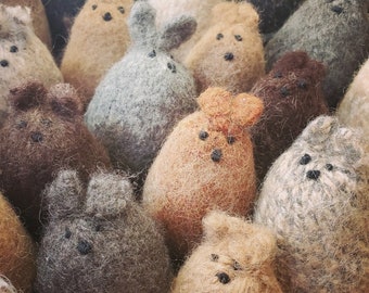 Wool Cat Toy, Toy Mouse, Eco Friendly Pet Supplies, Pet Gifts, Knitted Toy
