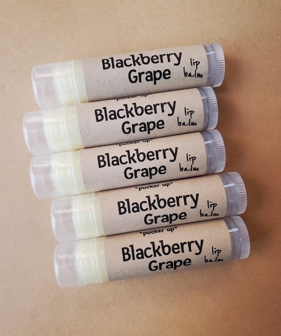 Blackberry Grape Lip Balm, Dry Lips, Friend Gifts for Women, Berry Gifts