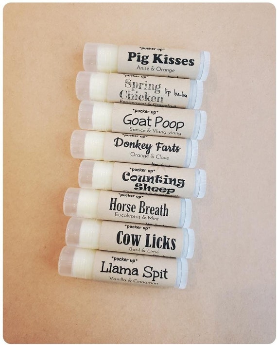 Choose Your Own, Funny Lip Balm, Little Gifts Ideas, Party Favors, Stocking Stuffers