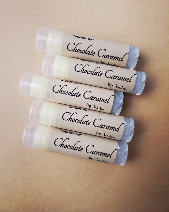 Valentines Day Gift, Lip Balm, Chocolate Caramel, Galentines Day, Self Love Gift