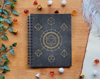 D&D 5e Character Journal | 124 Pages | Track Spells, Loot, Party, Maps, NPCs and Quests | 5th Edition Character Sheet Upgrade
