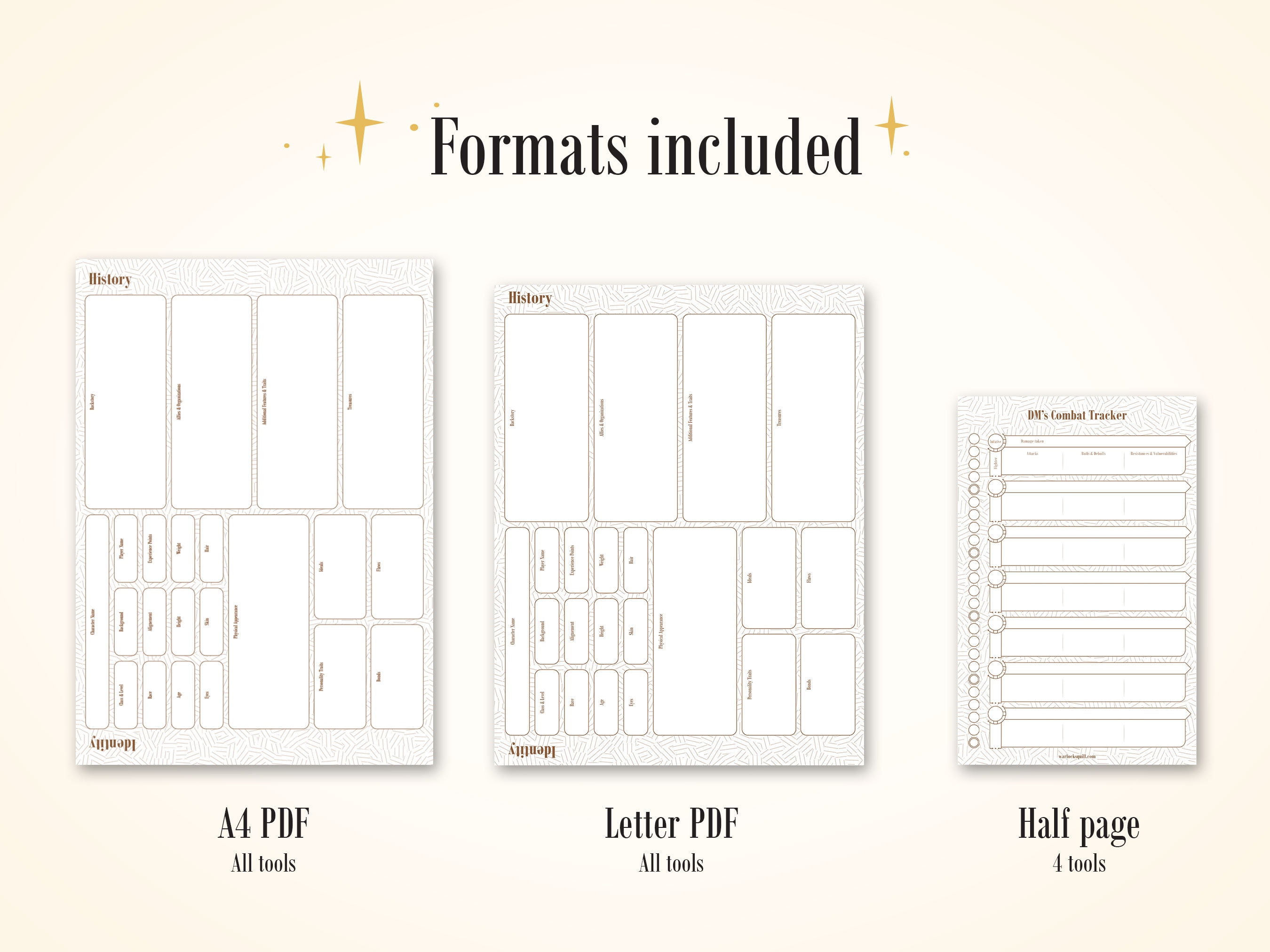 D&D Digital Package| Dnd Digital Tools | Printable Download for ...