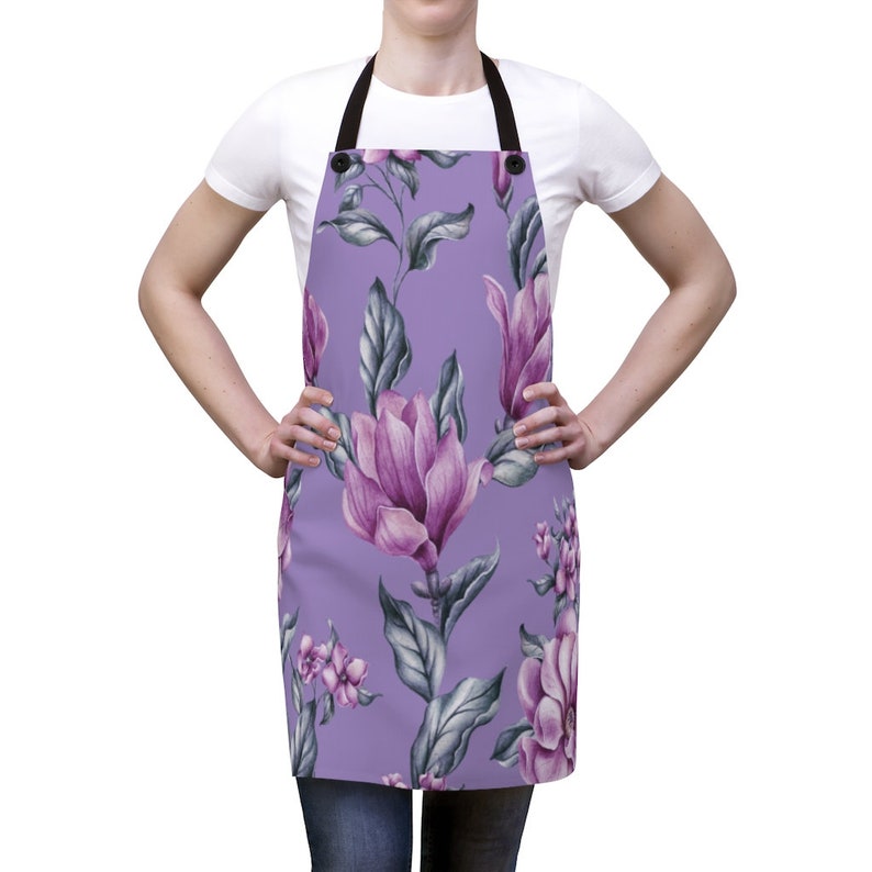 cook craft apron baking flower makeup artist apron esthetician kitchen cooking apron Floral Apron gardening apron polyester apron