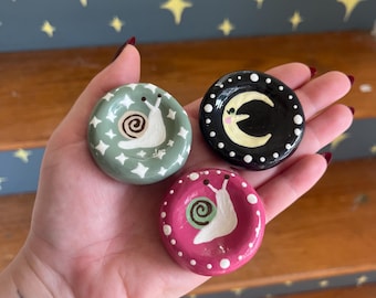 Handsculpted Clay Whimsy Worry Stones